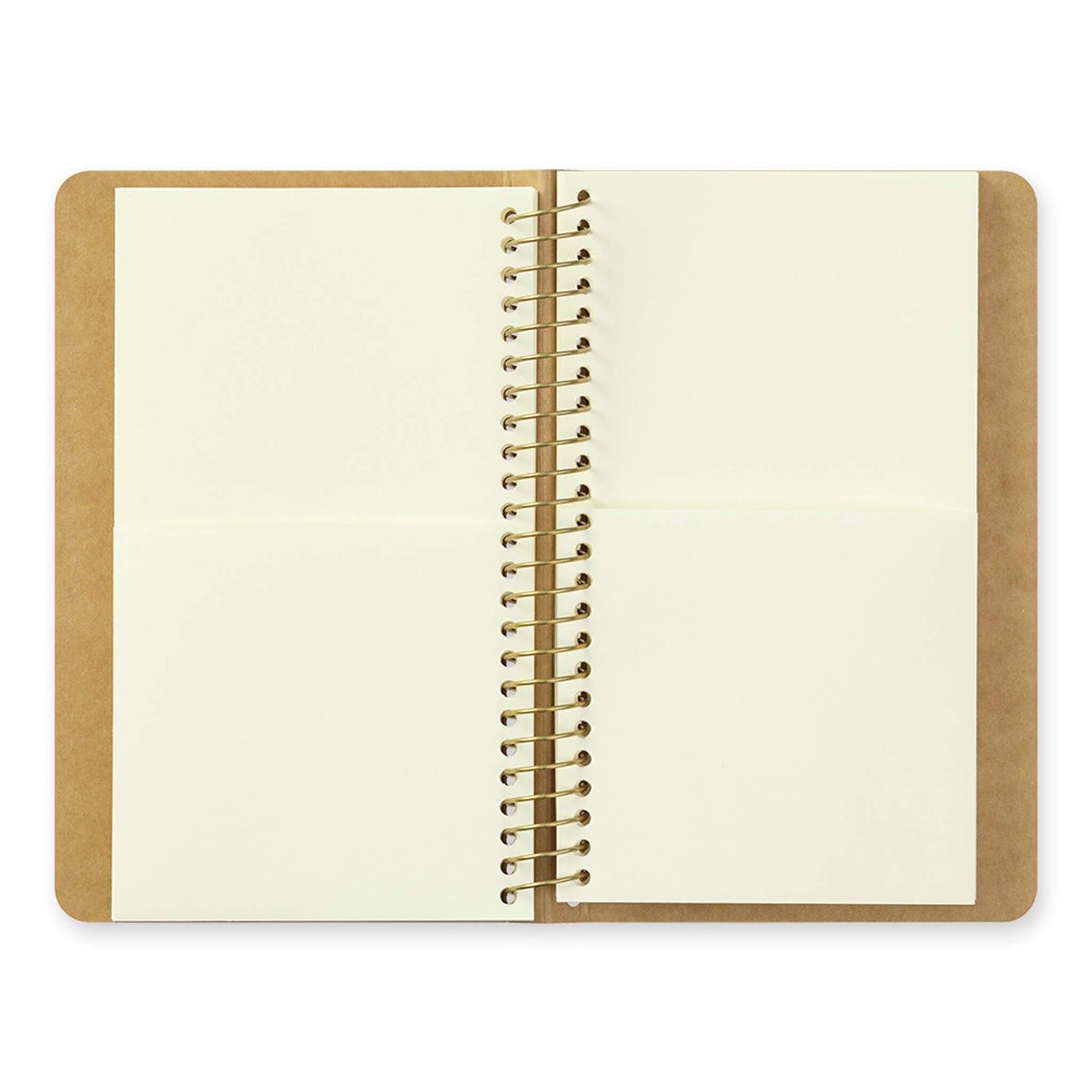 TRC Spiral Ring Notebook <A6 Slim> Paper Pocket - Storage Notebooks