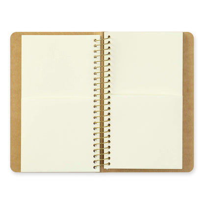 TRC Spiral Ring Notebook <A6 Slim> Paper Pocket - Storage Notebooks