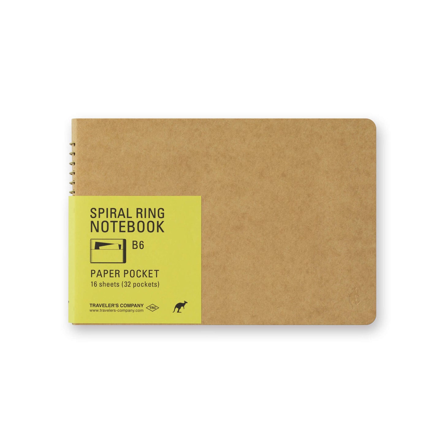TRC Spiral Ring Notebook <B6> Paper Pocket - Storage Notebooks