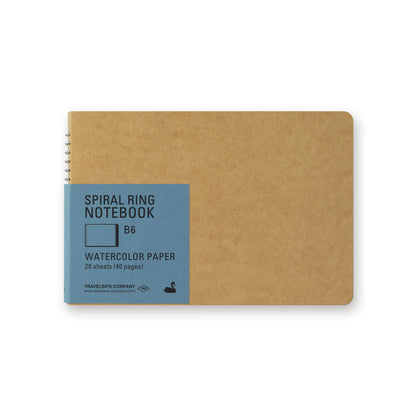 TRC Spiral Ring Notebook <B6> Watercolor Paper - Sketchbooks