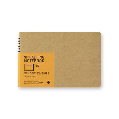 TRC Spiral Ring Notebook <B6> Window Envelope - Storage Notebooks