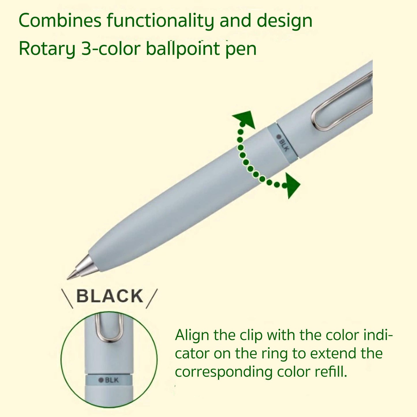 Uni - ball ONE 3 3 - Color Gel Pen - 0.38mm | Sugar Brown - Multi - Color Pens