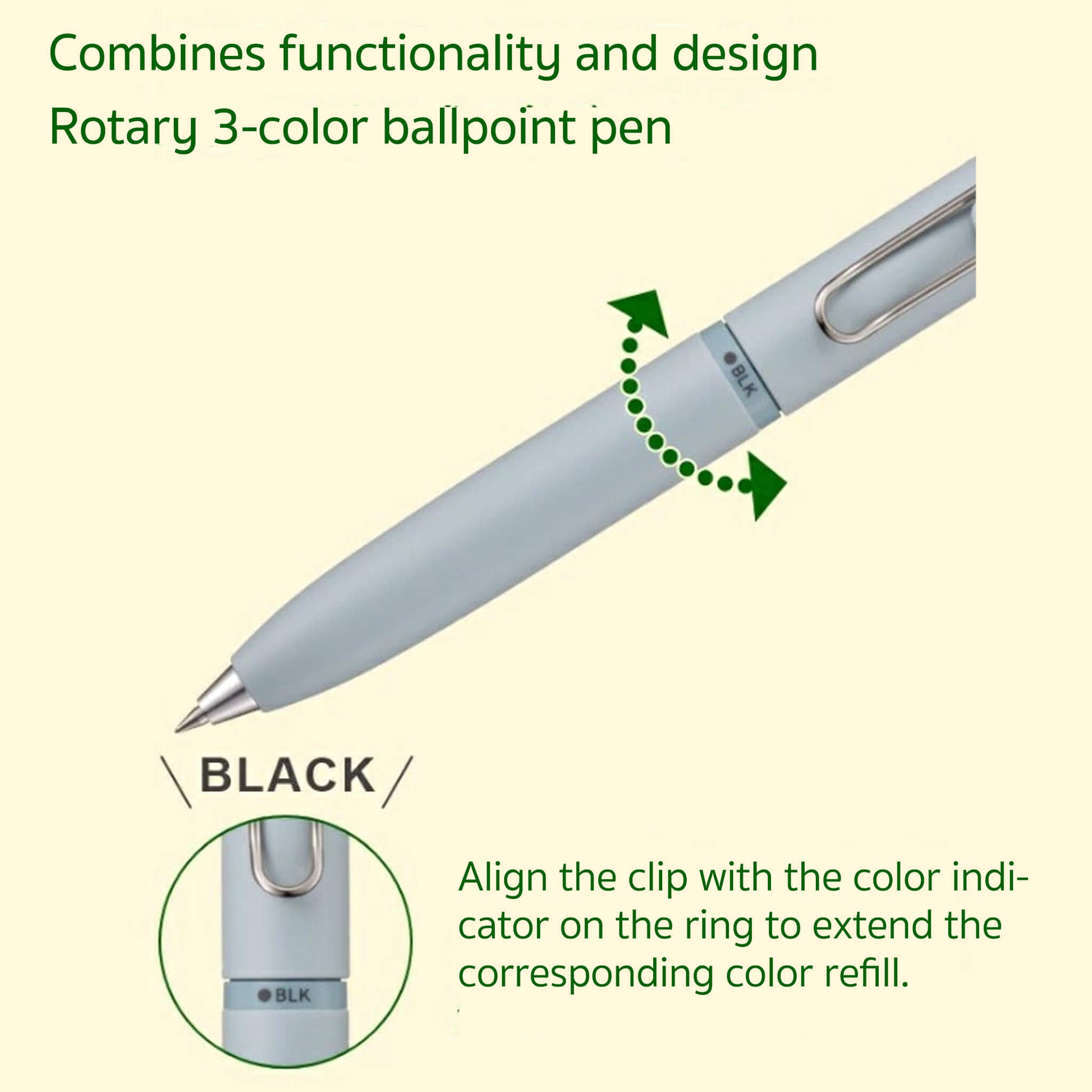 Uni - ball ONE 3 3 - Color Gel Pen - 0.38mm | Sugar Brown - Multi - Color Pens