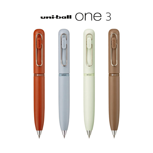 Uni - ball ONE 3 3 - Color Gel Pen - 0.38mm | Sugar Brown - Multi - Color Pens