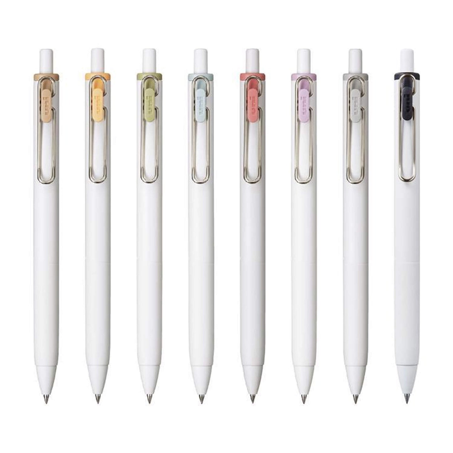 Uni - ball ONE Gel Pen Fika Color 8 - color Set 0.38mm - Gel & Rollerball Pens