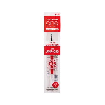 Uni - ball ONE Gel Pen Refill UMR - 05S 0.5mm - Red - Pen Refills