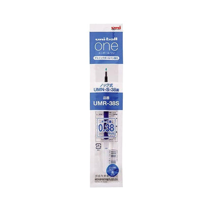 Uni - ball ONE Gel Pen Refill UMR - 38S 0.38mm - Blue - Pen Refills