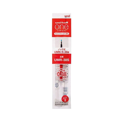 Uni - ball ONE Gel Pen Refill UMR - 38S 0.38mm - Red - Pen Refills