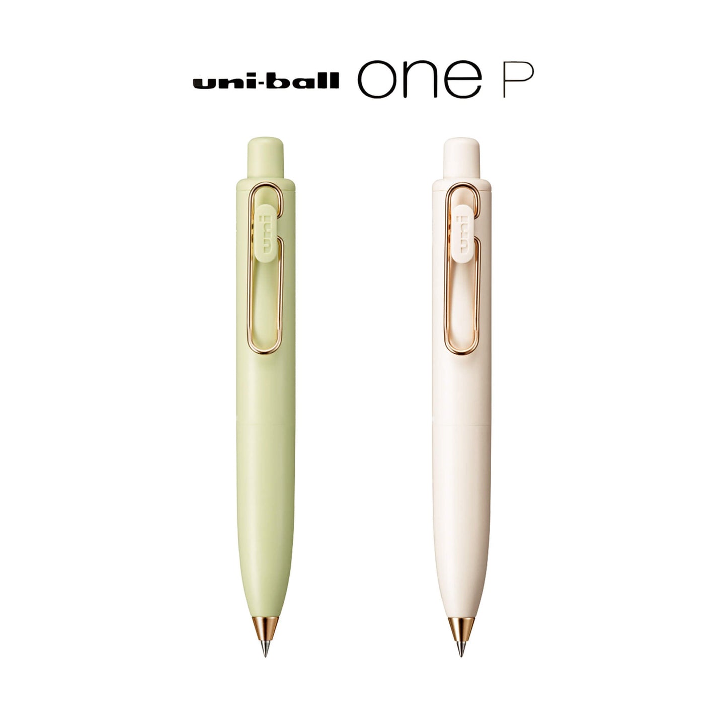 Uni - ball ONE P Gel Pen with Rose Gold Clip - 0.38mm | La France - Gel & Rollerball Pens