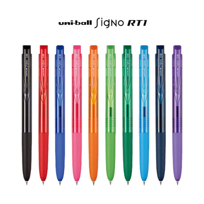 Uni - ball Signo RT1 Gel Pen 0.38mm - Black - Gel & Rollerball Pens