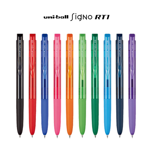 Uni - ball Signo RT1 Gel Pen 0.38mm - Black - Gel & Rollerball Pens