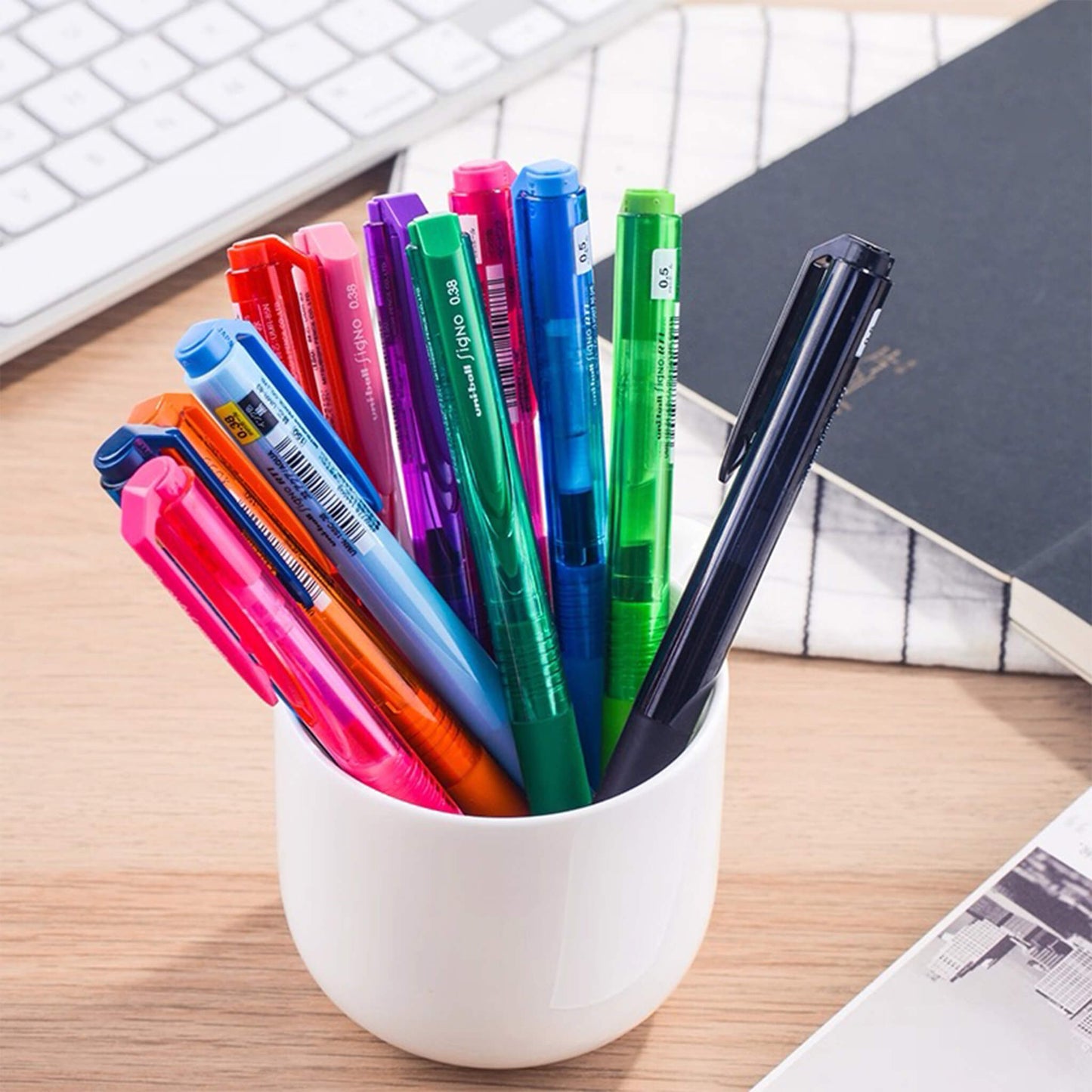 Uni - ball Signo RT1 Gel Pen 0.38mm - Black - Gel & Rollerball Pens