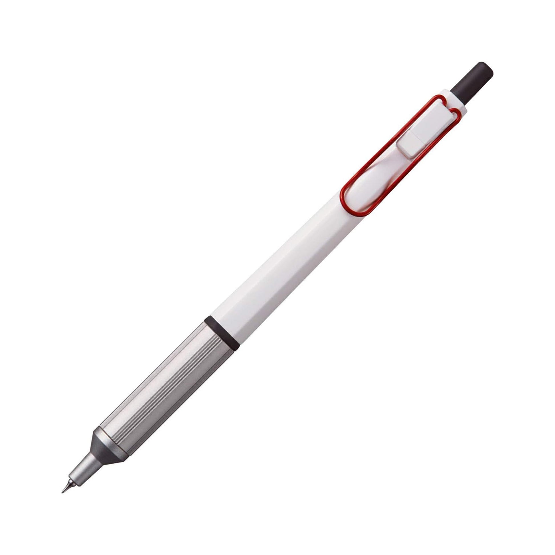 Uni Mitsubishi Jetstream Edge Ballpoint Pen 0.28mm - White / Red - Ballpoint Pens