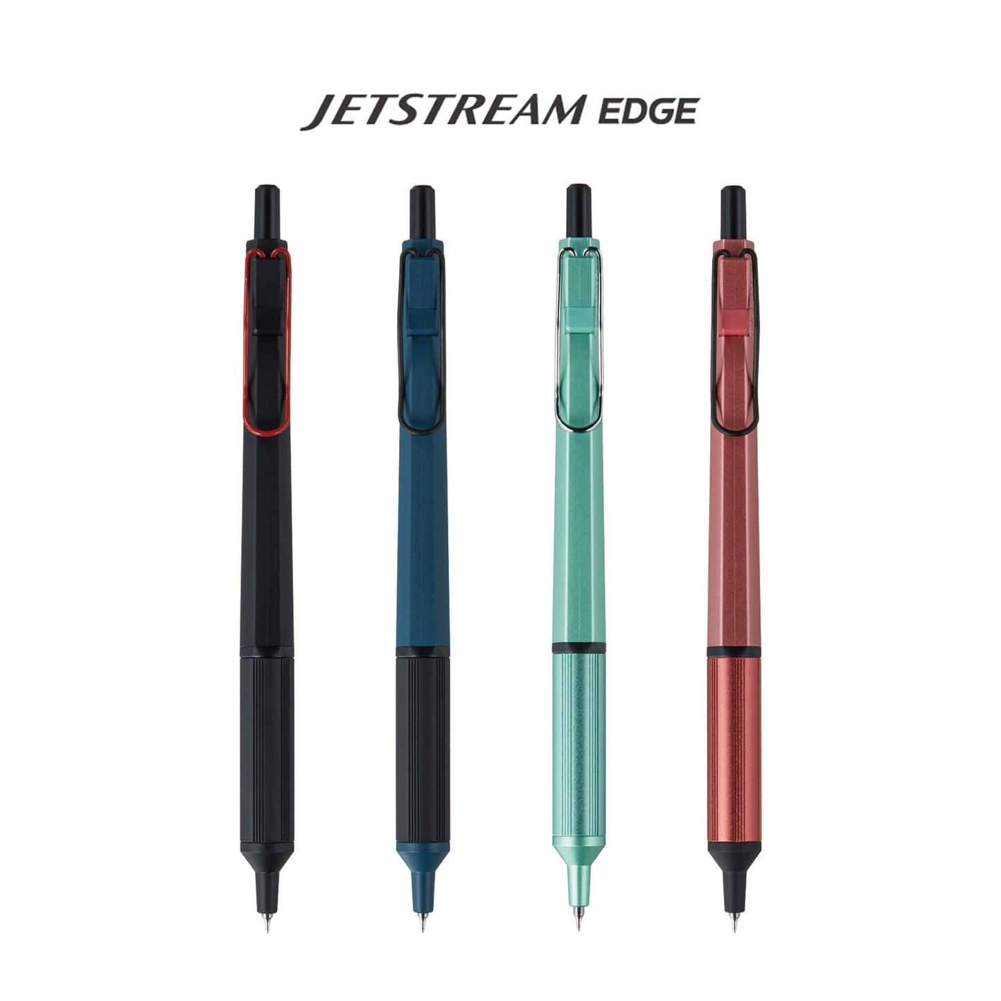 Uni Mitsubishi Jetstream Edge Ballpoint Pen 0.38mm - Prussian Blue - Ballpoint Pens