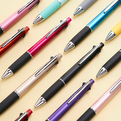 Uni Mitsubishi Jetstream Multi - functional 4&1 Ballpoint Pen - Bordeaux - Multi - Functional Pens