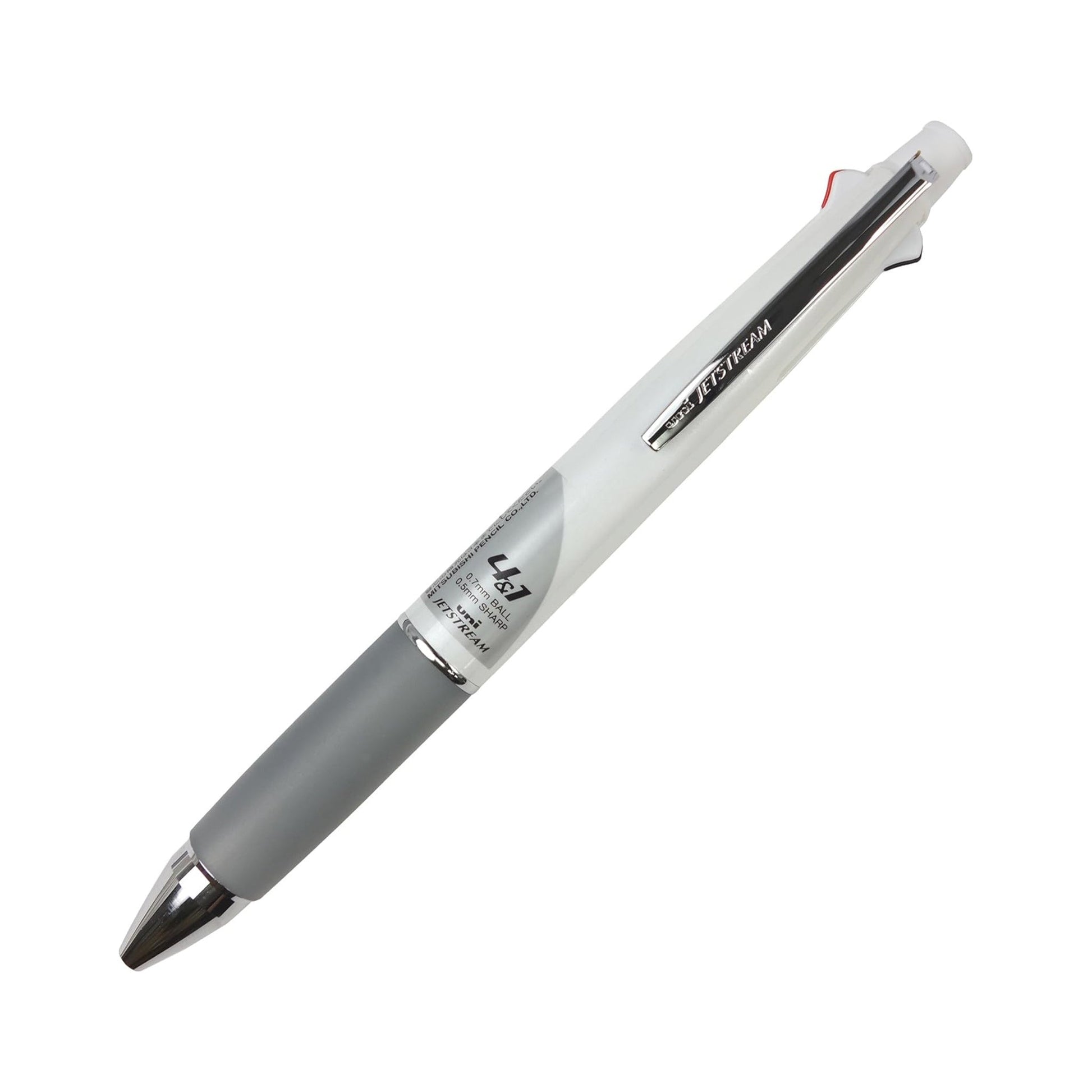 Uni Mitsubishi Jetstream Multi - functional 4&1 Ballpoint Pen - White - Multi - Functional Pens