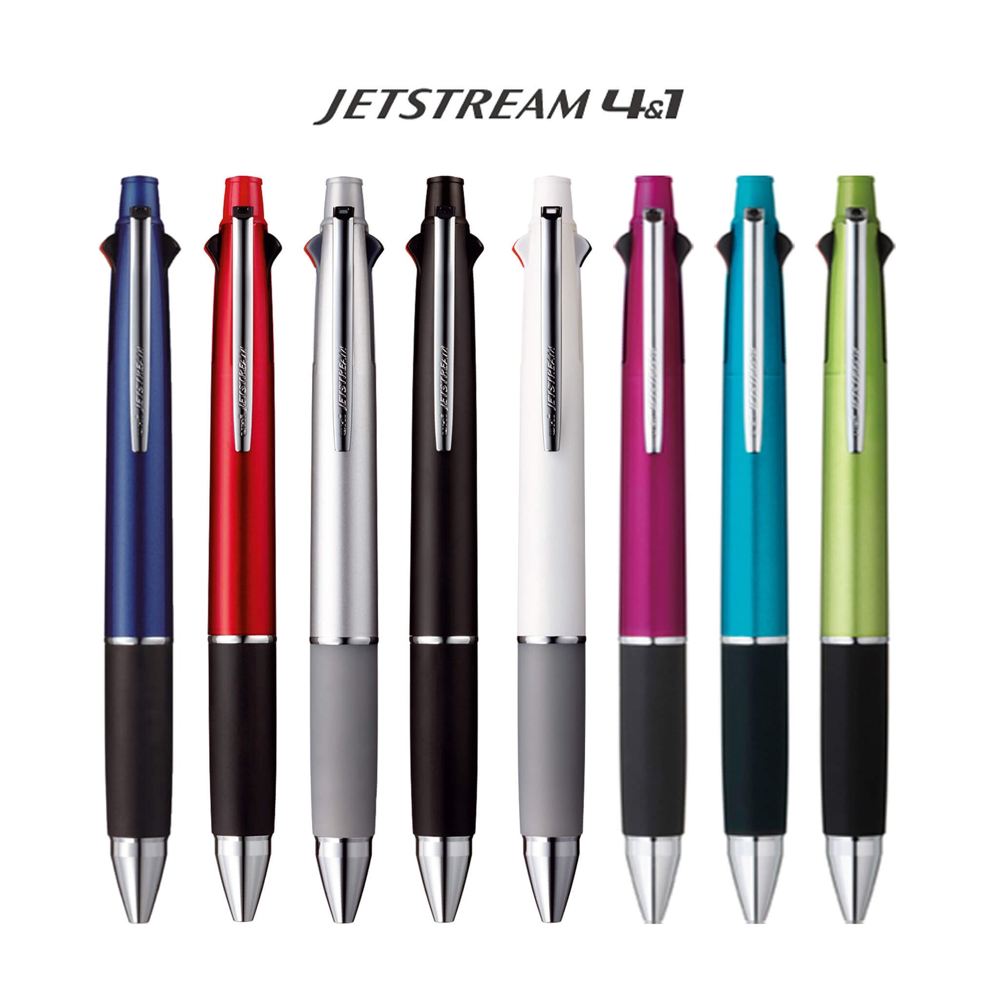 Uni Mitsubishi Jetstream Multi - functional 4&1 Ballpoint Pen - Bordeaux - Multi - Functional Pens