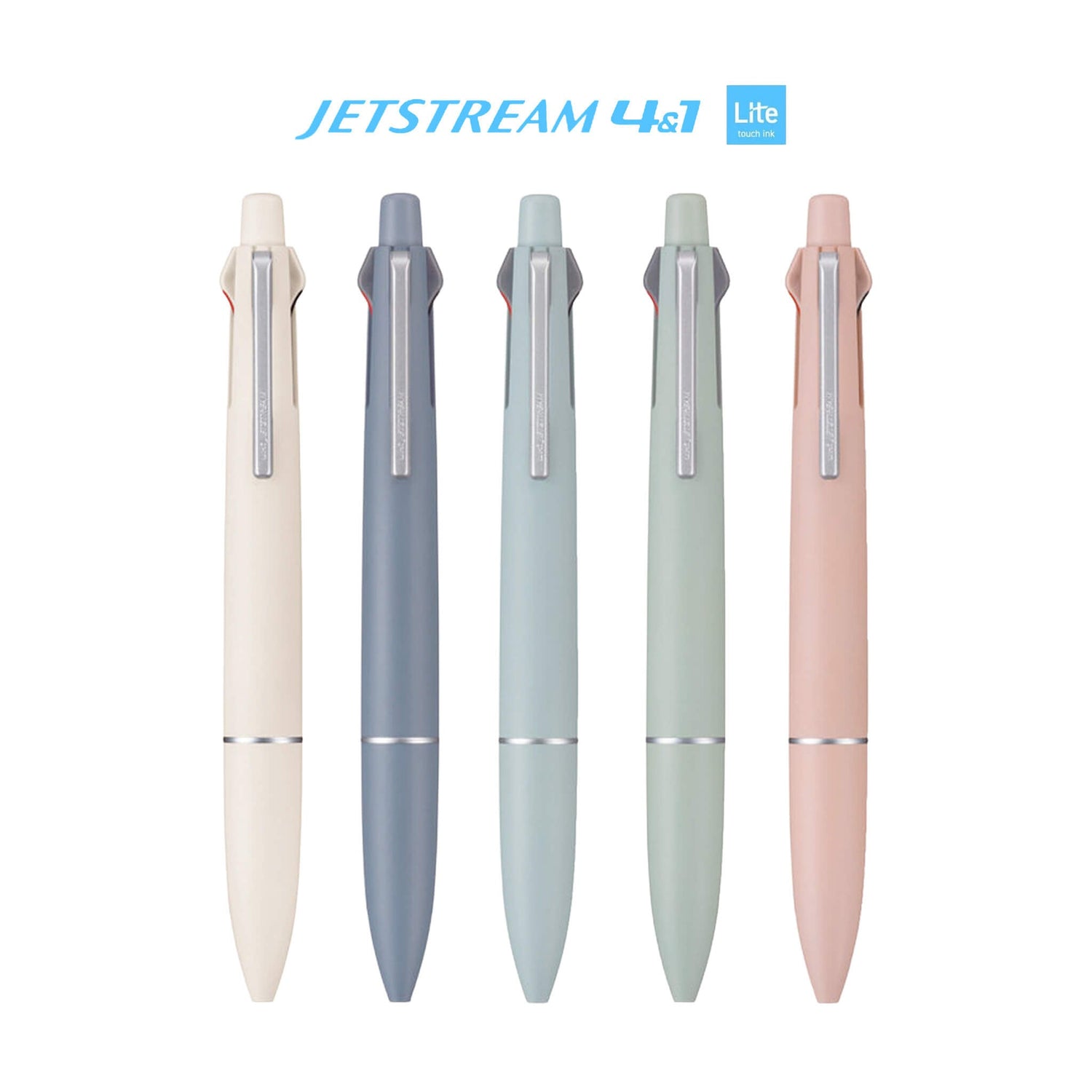 Uni Mitsubishi Jetstream Multi - functional 4&1 Ballpoint Pen (with Lite Touch Ink) - Coral Pink - Multi - Functional Pens