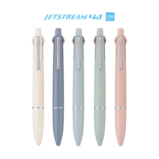 Uni Mitsubishi Jetstream Multi - functional 4&1 Ballpoint Pen (with Lite Touch Ink) - Coral Pink - Multi - Functional Pens
