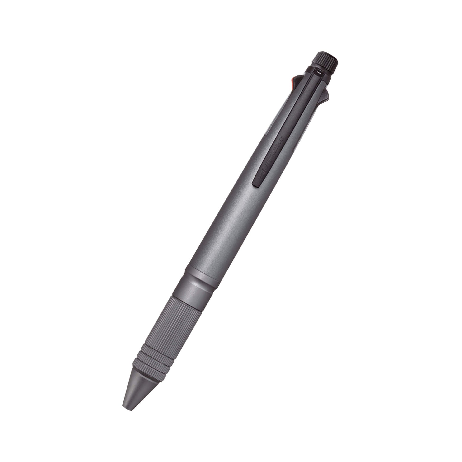 Uni Mitsubishi Jetstream Multi - functional 4&1 Metal Ballpoint Pen - Gunmetel - Multi - Functional Pens