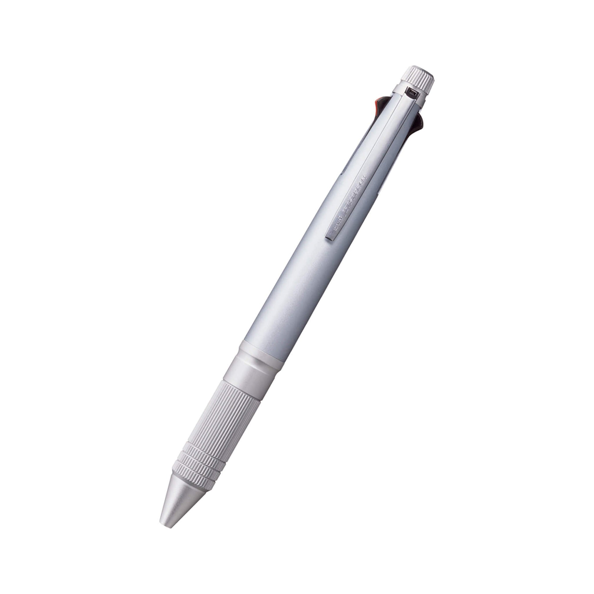 Uni Mitsubishi Jetstream Multi - functional 4&1 Metal Ballpoint Pen - Ice Silver - Multi - Functional Pens