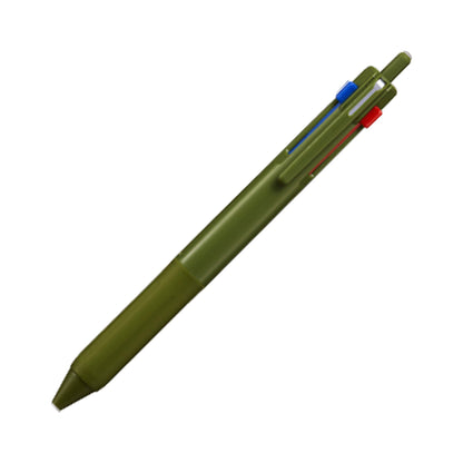 Uni Mitsubishi Jetstream New 3 - Color Ballpoint Pen 0.7mm - Dark Olive - Multi - Color Pens