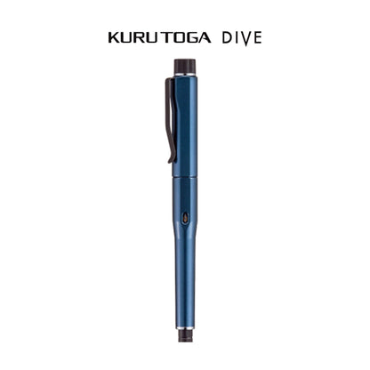 Uni Mitsubishi Kuru Toga Dive Mechanical Pencil 0.5mm Abyss Blue - Mechanical Pencils