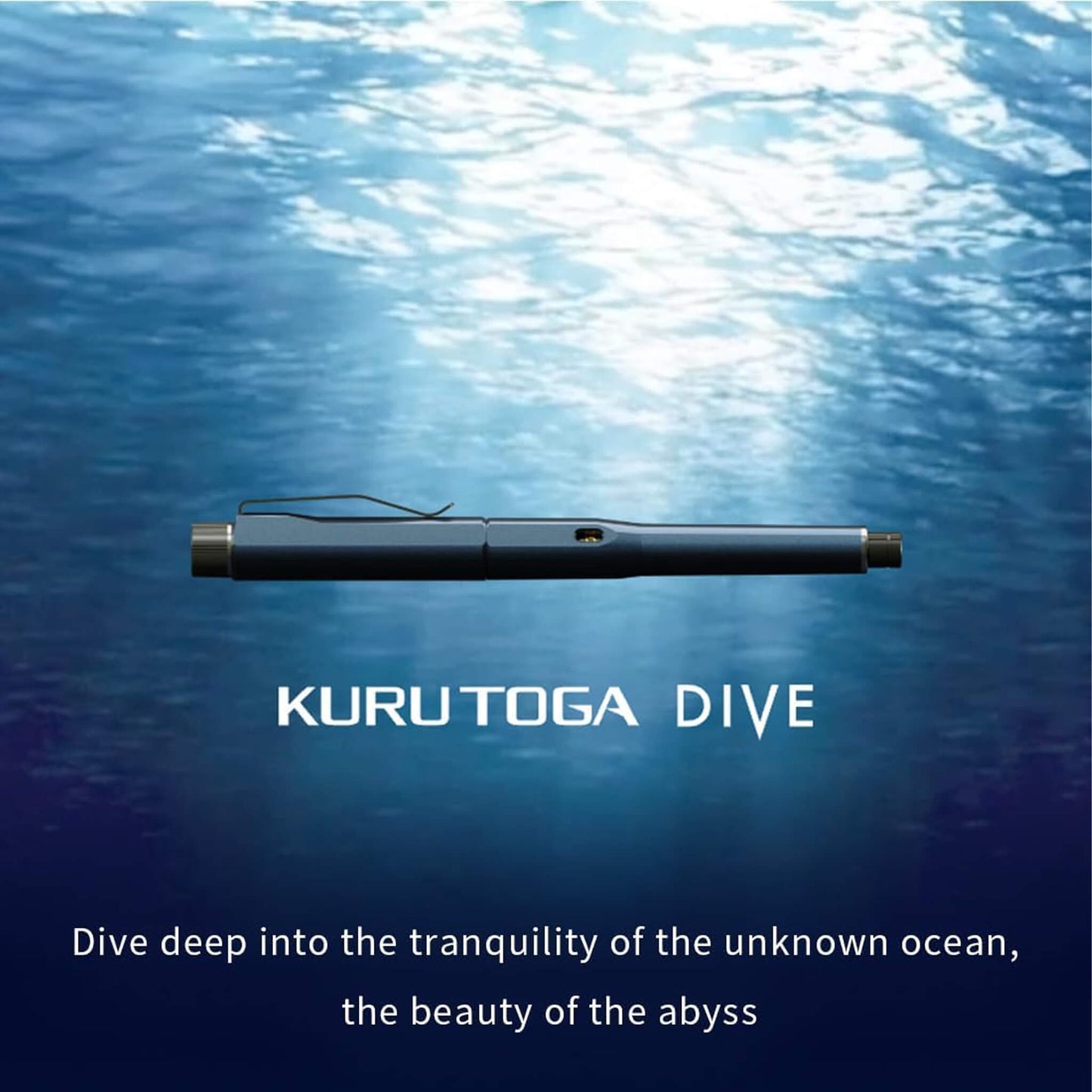 Uni Mitsubishi Kuru Toga Dive Mechanical Pencil 0.5mm Abyss Blue - Mechanical Pencils