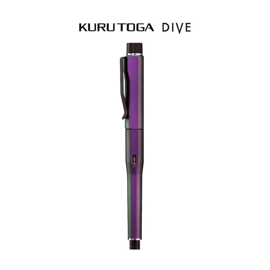Uni Mitsubishi Kuru Toga Dive Mechanical Pencil 0.5mm Aurora Purple - Mechanical Pencils