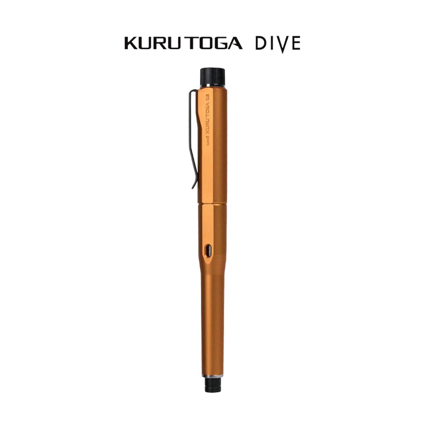 Uni Mitsubishi Kuru Toga Dive Mechanical Pencil 0.5mm Twilight Orange - Mechanical Pencils