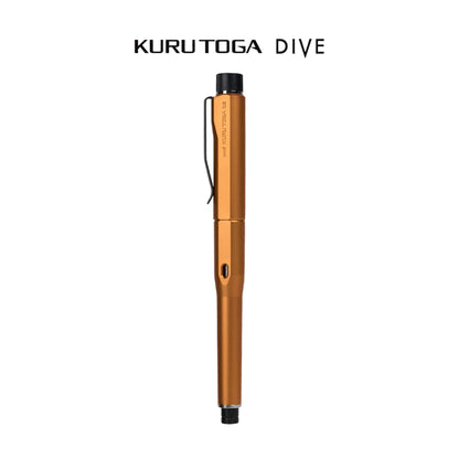 Uni Mitsubishi Kuru Toga Dive Mechanical Pencil 0.5mm Twilight Orange - Mechanical Pencils