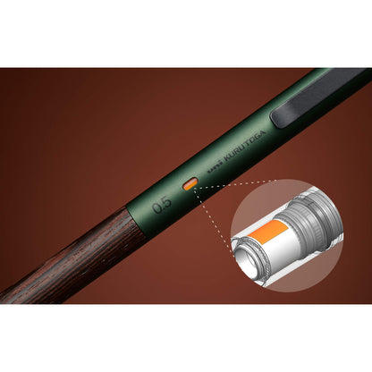 Uni Mitsubishi Kuru Toga Wood Mechanical Pencil 0.5mm - Steel Gray - Mechanical Pencils