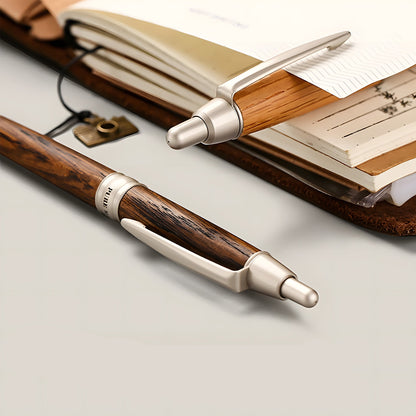 Uni Mitsubishi Pure Malt Ballpoint Pen - Natural Wood - Ballpoint Pens