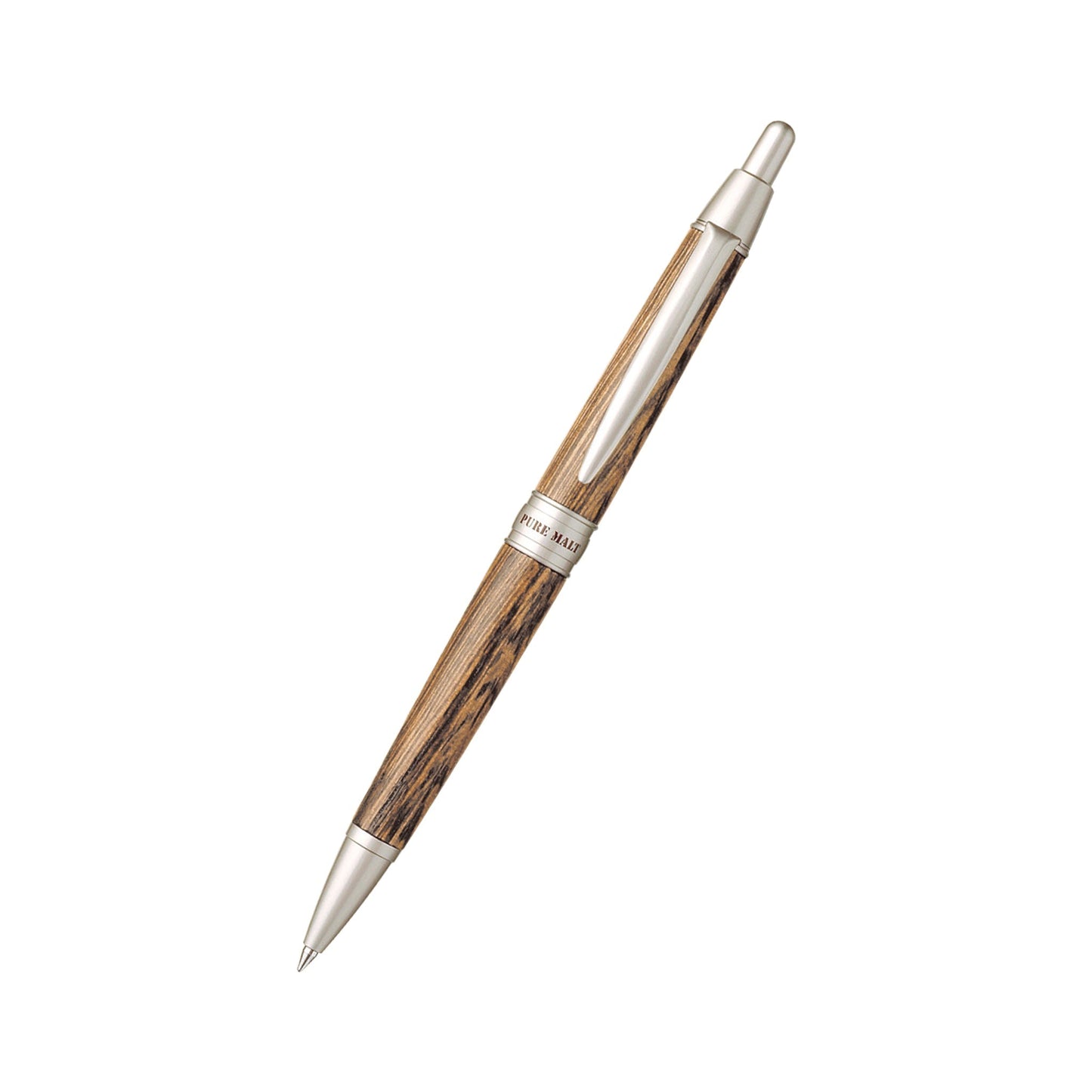 Uni Mitsubishi Pure Malt Ballpoint Pen - Slim Type - Brown Wood - Ballpoint Pens