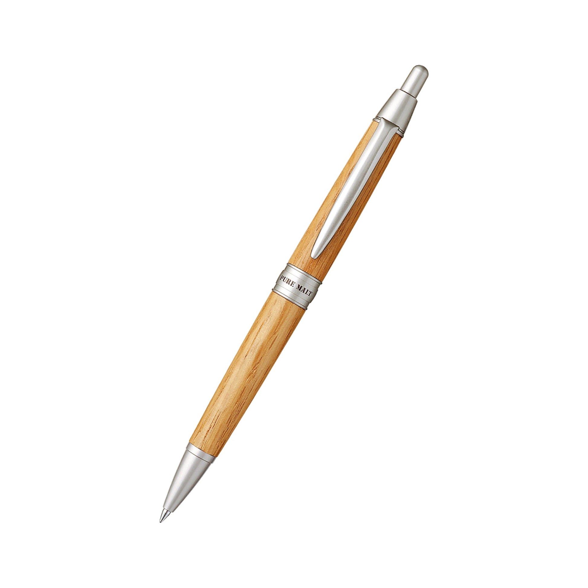 Uni Mitsubishi Pure Malt Ballpoint Pen - Slim Type - Natural Wood - Ballpoint Pens