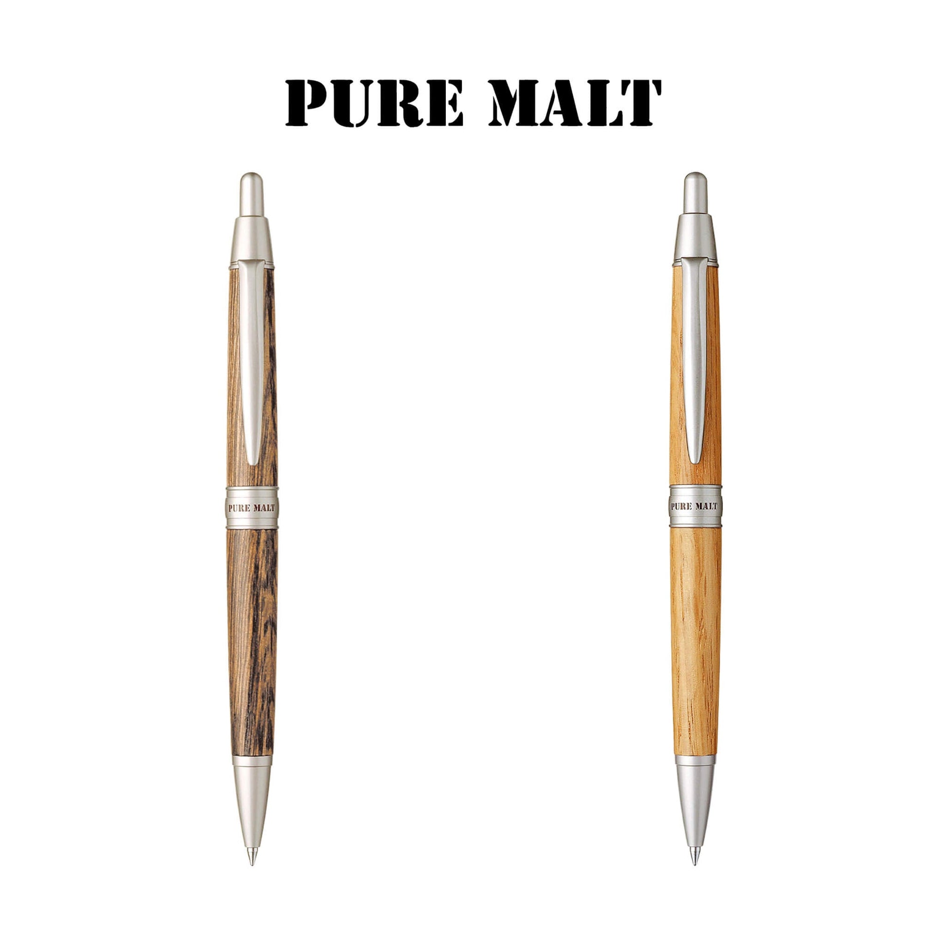 Uni Mitsubishi Pure Malt Ballpoint Pen - Slim Type - Natural Wood - Ballpoint Pens