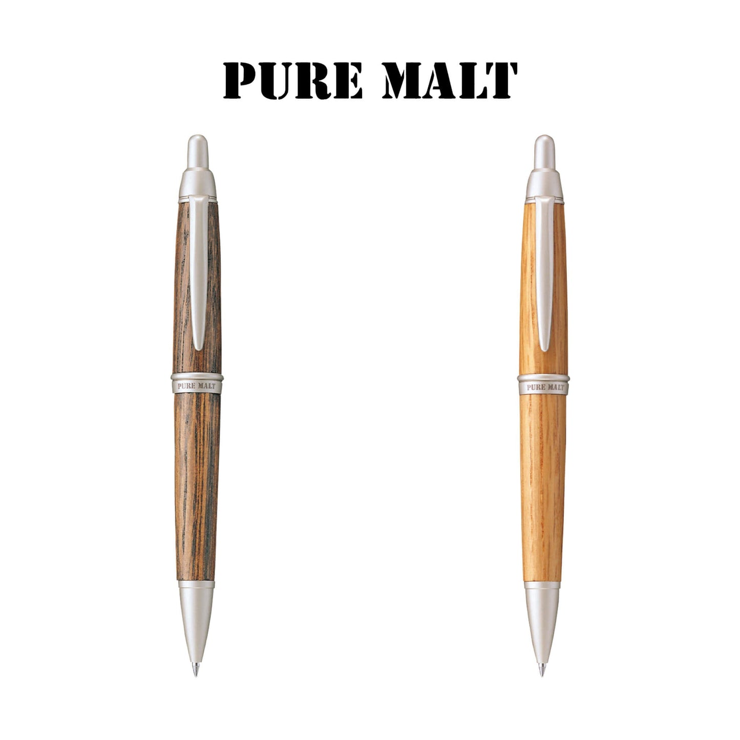 Uni Mitsubishi Pure Malt Ballpoint Pen - Standard Type - Natural Wood - Ballpoint Pens