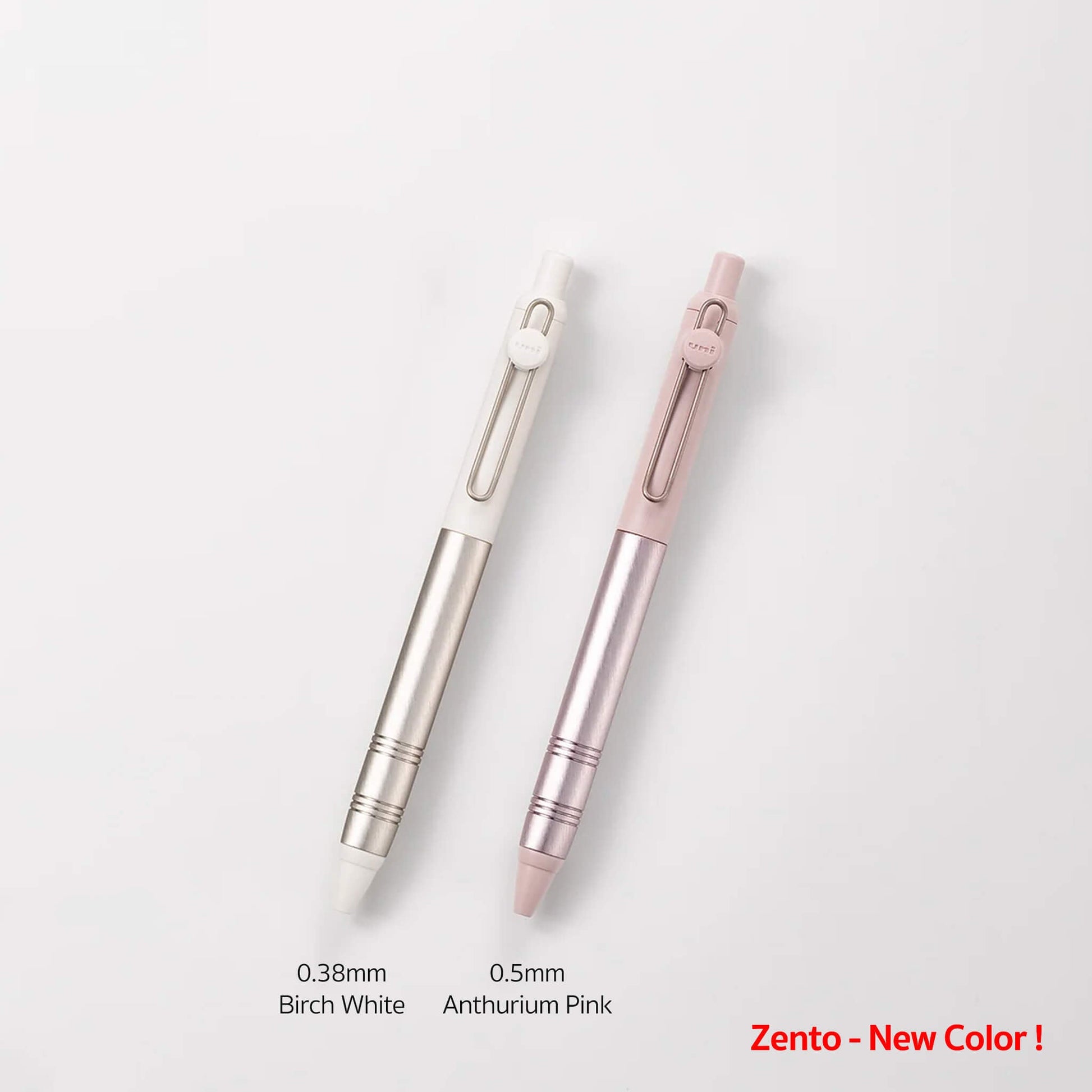 Uniball Zento Gel Pen Flow Model 0.5mm - Anthurium Pink [NEW COLOR] - Gel & Rollerball Pens