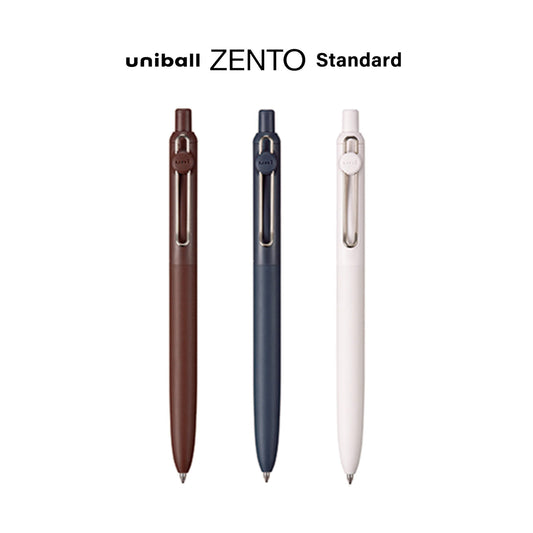 Uniball Zento Gel Pen Standard Model 0.7mm - Umber - Gel & Rollerball Pens