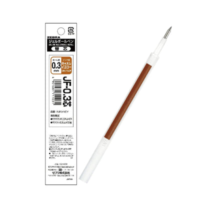 Zebra Sarasa Clip Gel Pen Vintage Colors JF-0.3 Refills 0.3mm