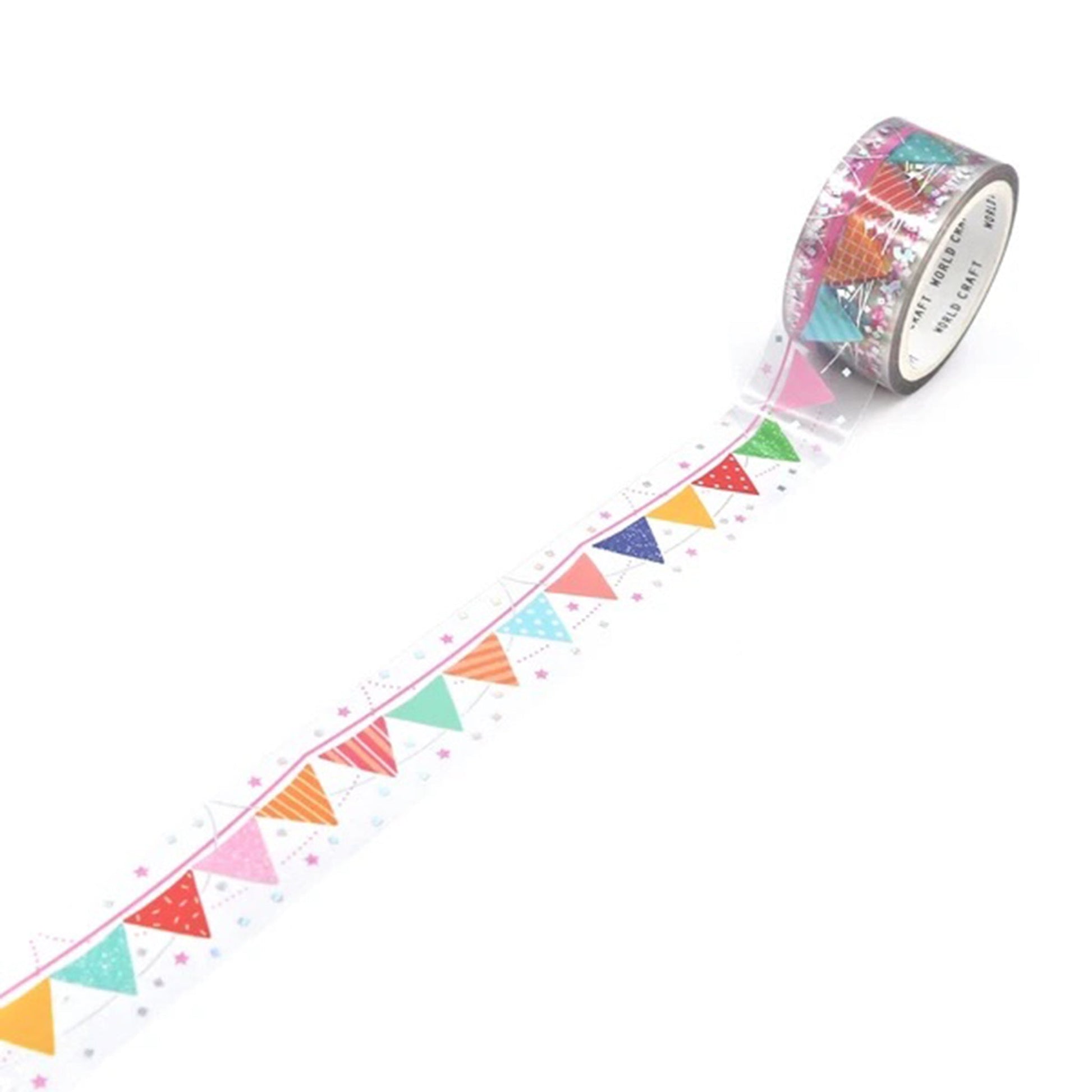 World Craft Kira Kira Clear Tape - Flag - PET Film Tapes