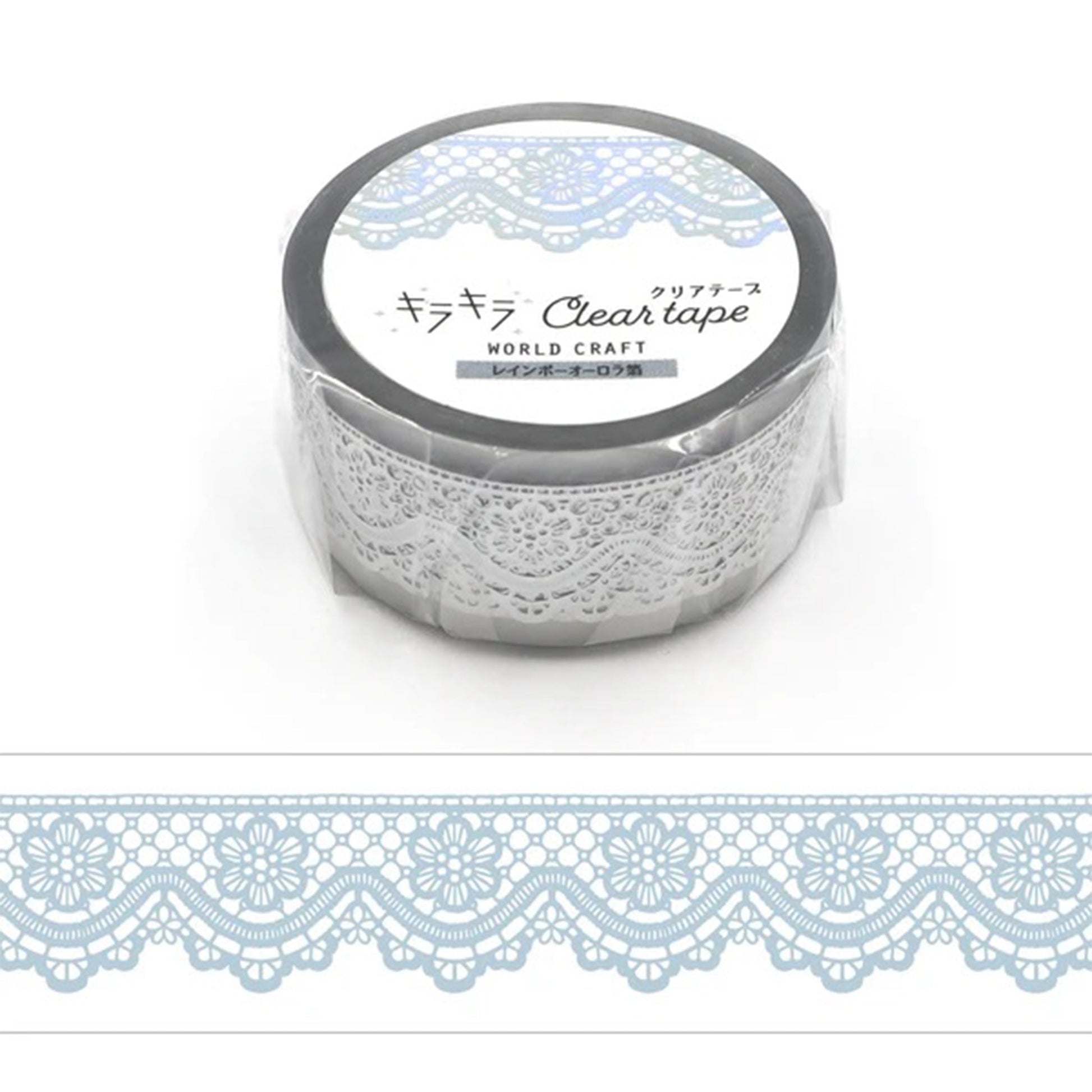 World Craft Kira Kira Clear Tape - Lace - PET Film Tapes