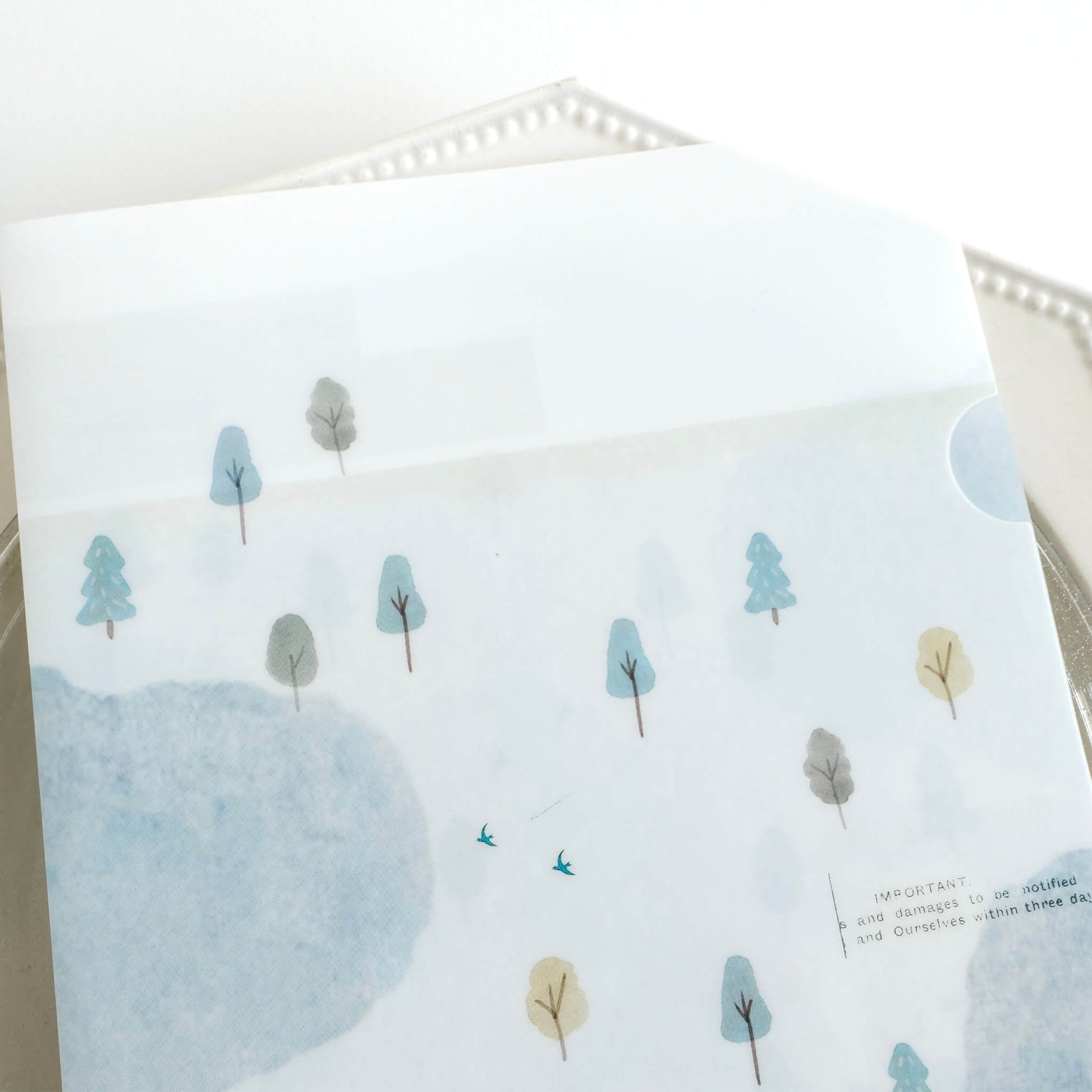 Yohaku Clear File M - 181 A5 - Hiking - File Folders