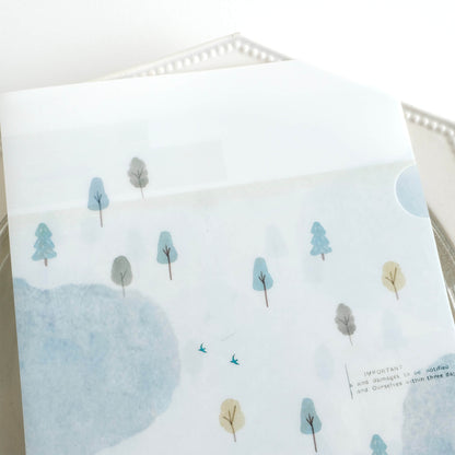 Yohaku Clear File M - 181 A5 - Hiking - File Folders