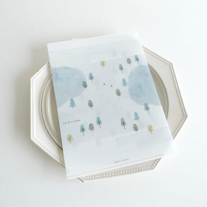 Yohaku Clear File M - 181 A5 - Hiking - File Folders