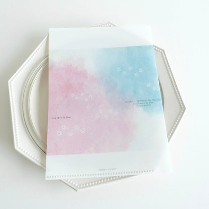 Yohaku Clear File M - 182 A5 - Hanagumori - File Folders