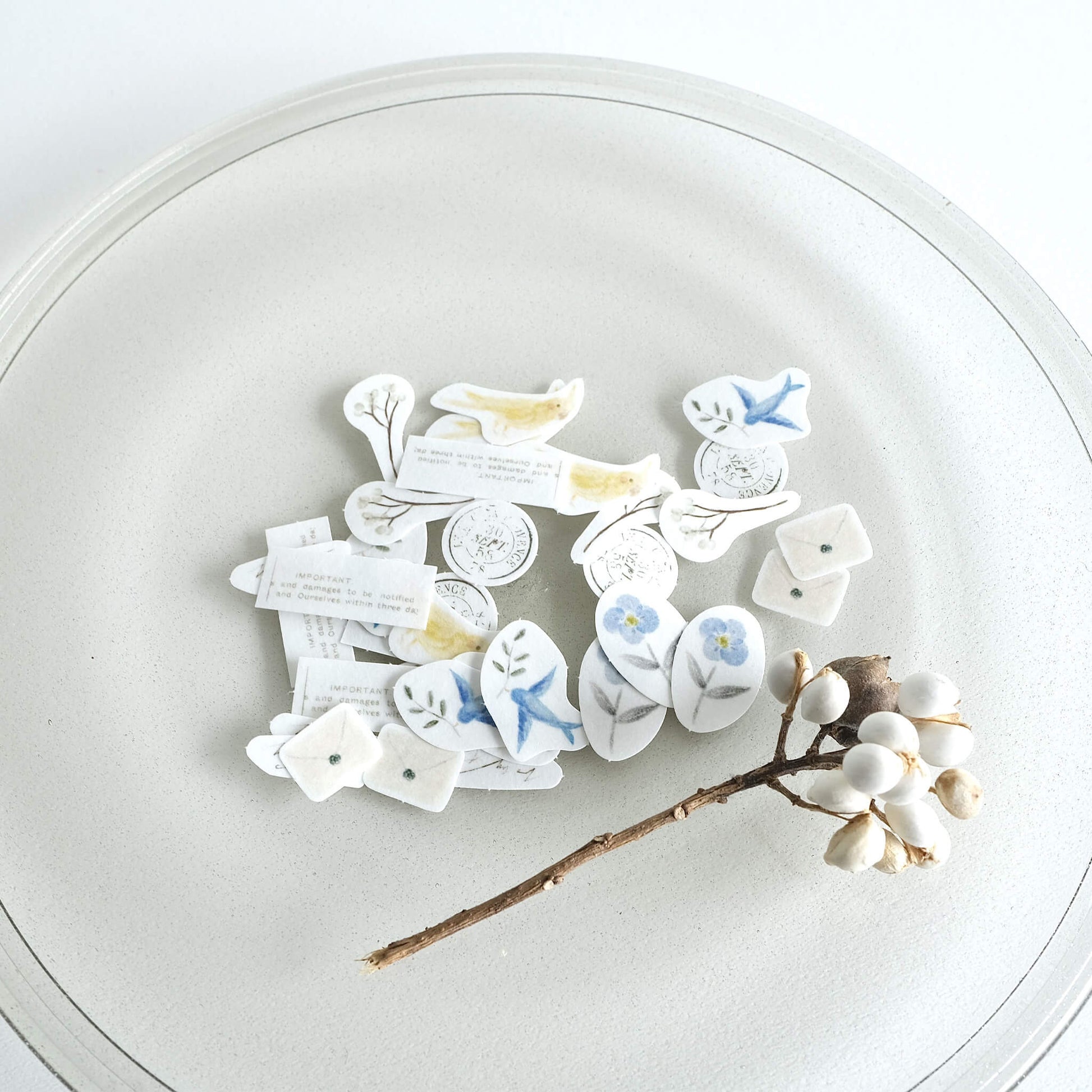 Yohaku Flake Stickers F - 020 Humming - Flake Stickers
