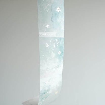 Yohaku Foil - Stamped Roll Sticky Notes RH - 002 Snow Flower - Sticky Notes