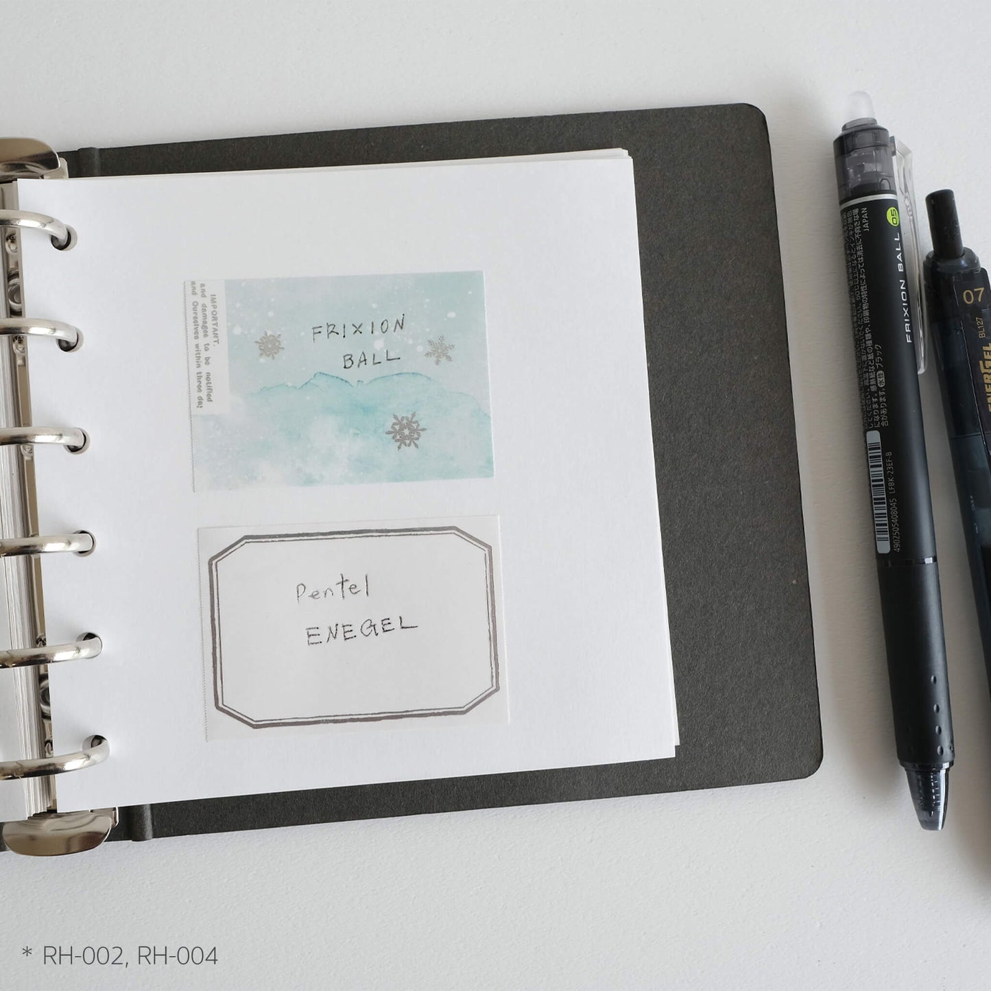 Yohaku Foil - Stamped Roll Sticky Notes RH - 002 Snow Flower - Sticky Notes