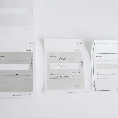 Yohaku Memo Pad M - 051 Receipt - Memo Pads